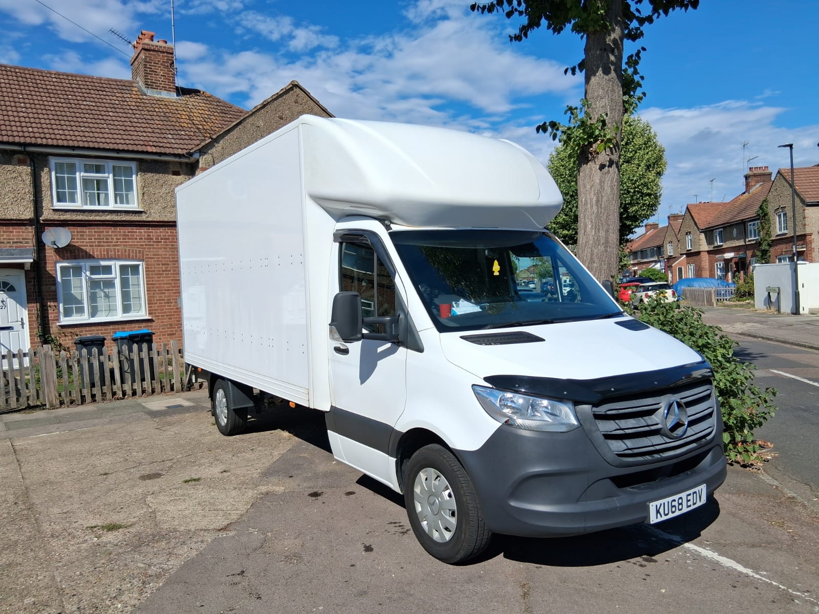Compass Cargo Luton van ready for a London collection